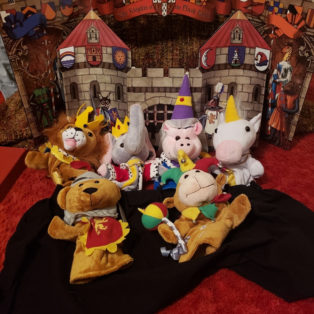 Royal Puppets Puppet Set with Cardboard Stage